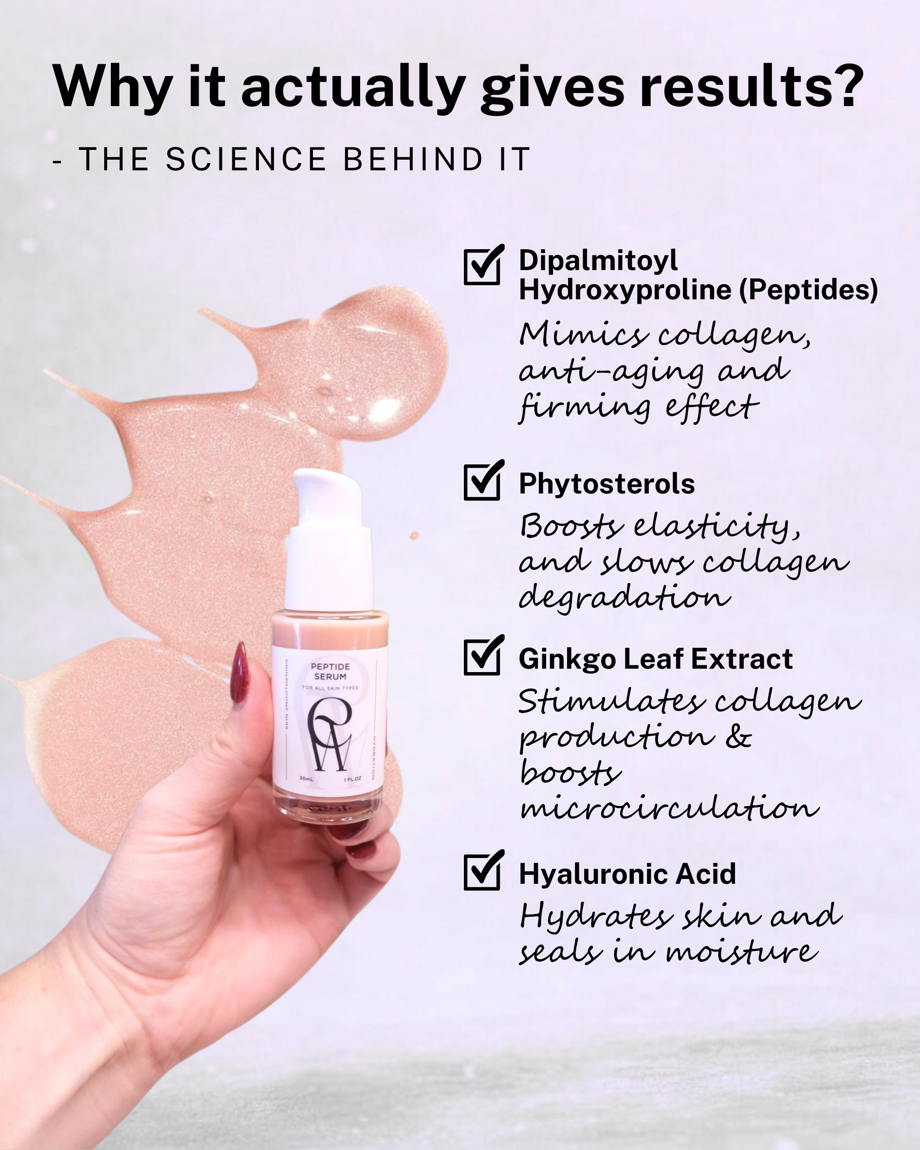 Peptide Anti-Aging Serum – W.E.W Cosmetics LLC